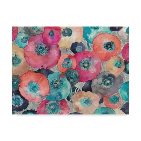 Marietta Cohen Art And Design 'Colorful Poppies' Canvas Art,24x32